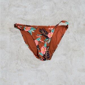 Xhilaration Brown Floral Bikini Bottom